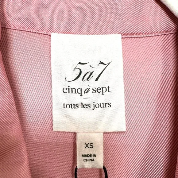 Cinq à Sept Holly Ruffle Sleeve JacketBlush NWT Size XS